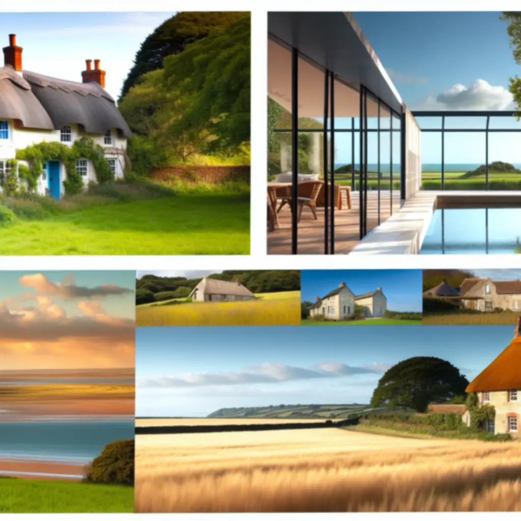 Collection of refined properties including townhouses and countryside homes